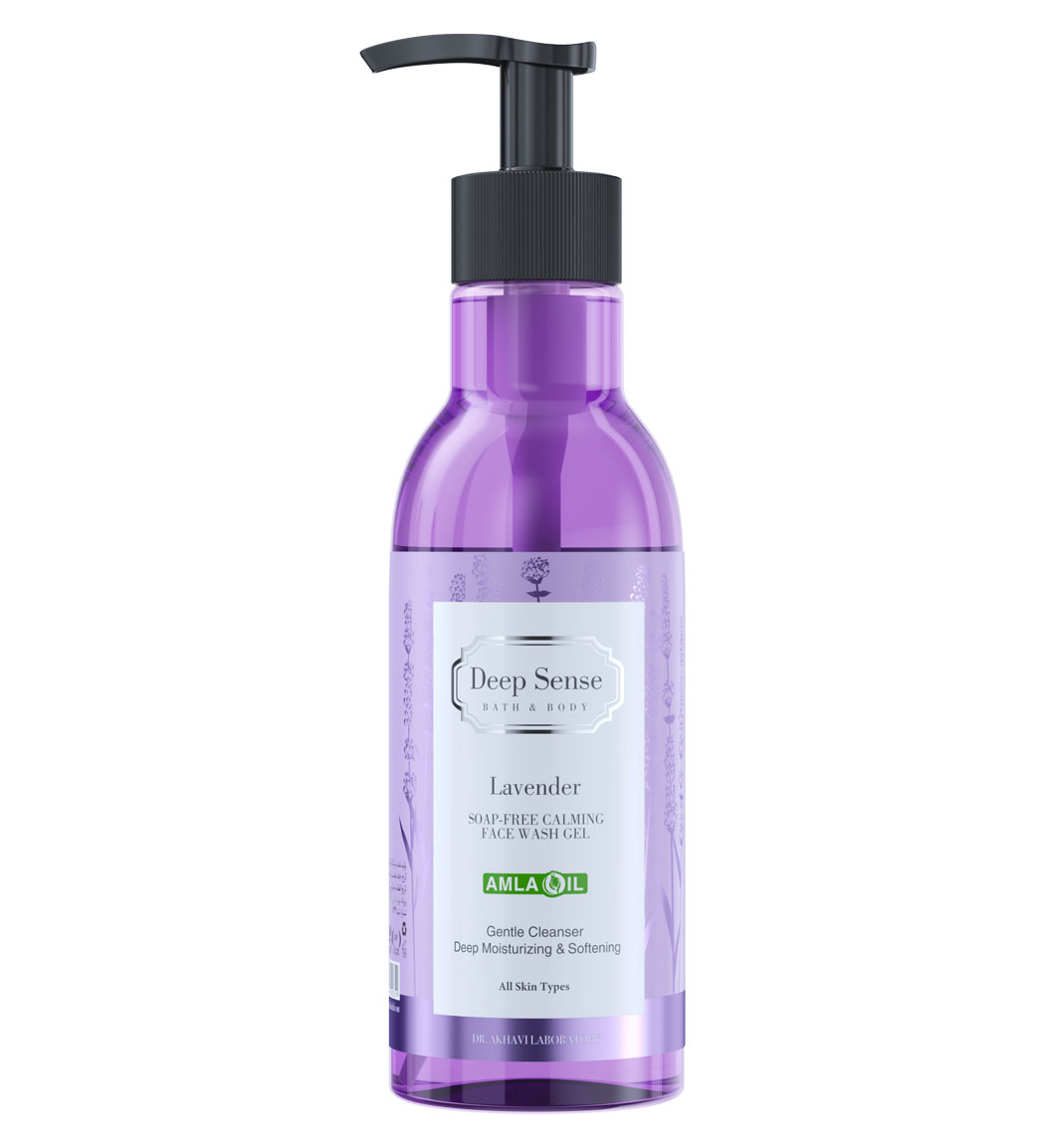 ژل شستشو صورت دیپ سنس مدل Lavender حجم 250میلی لیتر