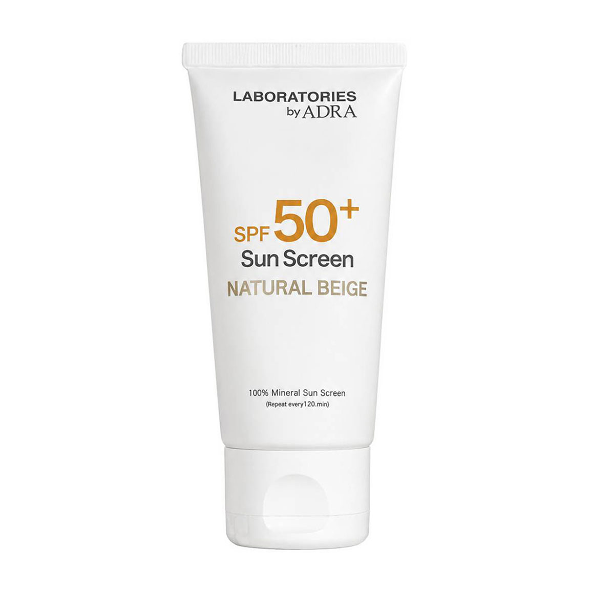 کرم ضد آفتاب پودری آدرا رنگ بژ طبیعی دارای spf50 حجم 65 میلی لیتر