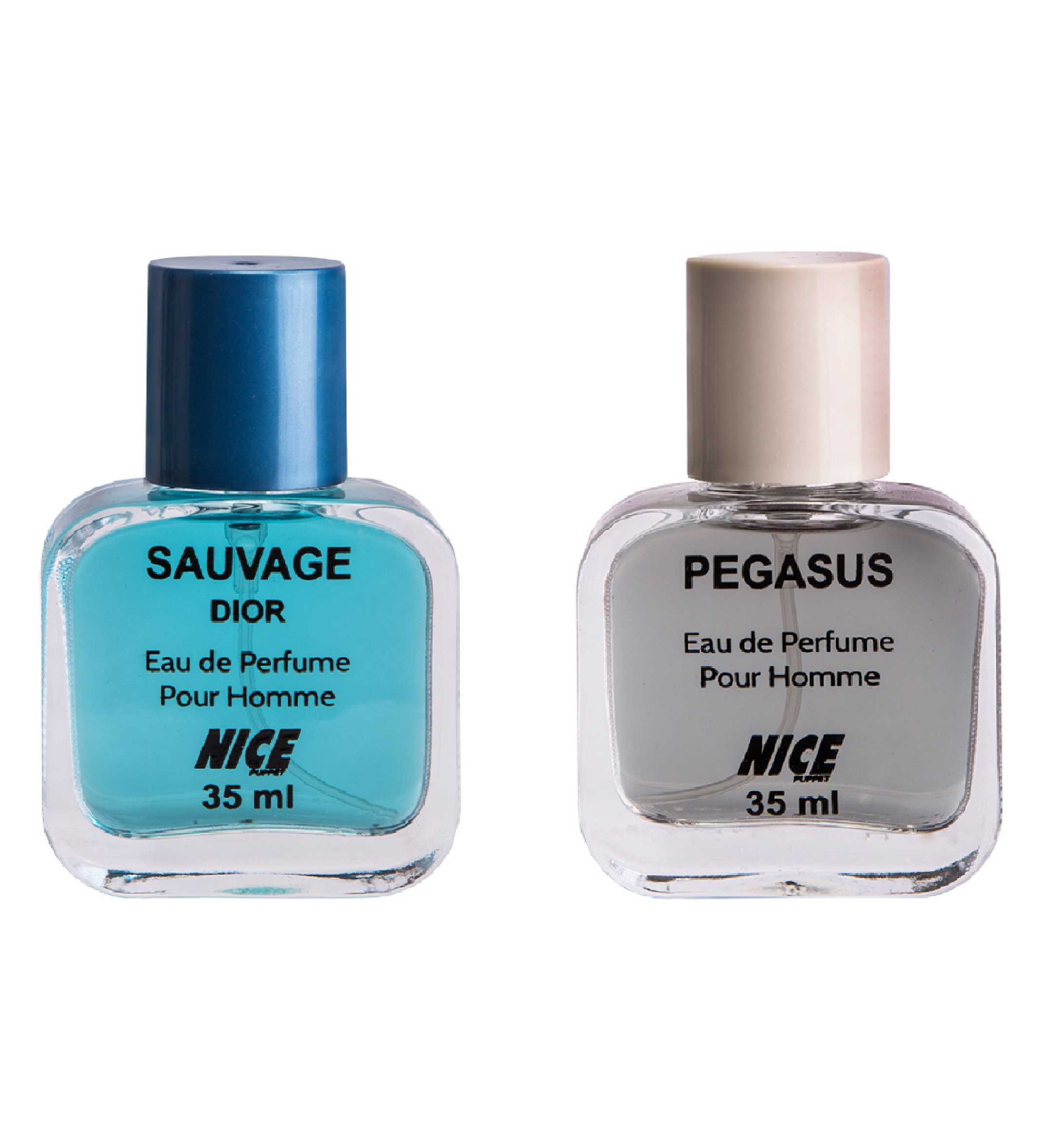 2 عدد عطر جیبی مردانه Pegasus و Sauvage Dior حجم 50 میل نایس پاپت