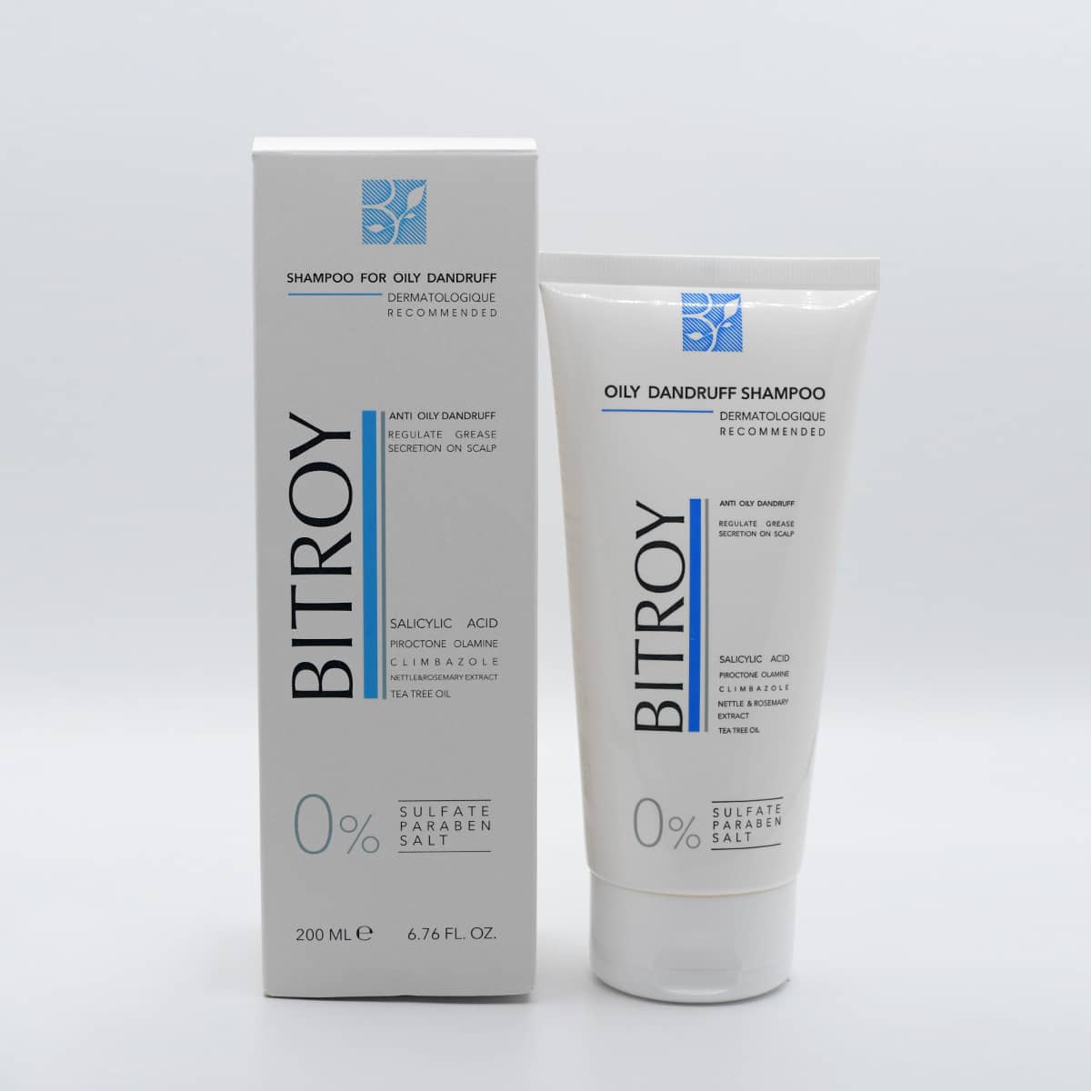 بیتروی شامپو مناسب موی دارای شوره چرب فاقد سولفات 200ML