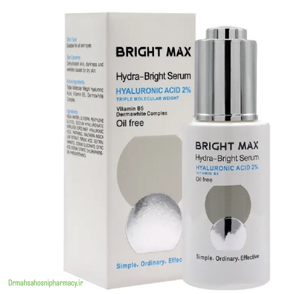 سرم هیالورونیک‌اسید برایت مکس
