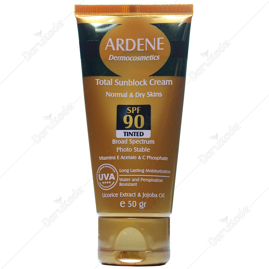 کرم ضد آفتاب رنگی SPF90