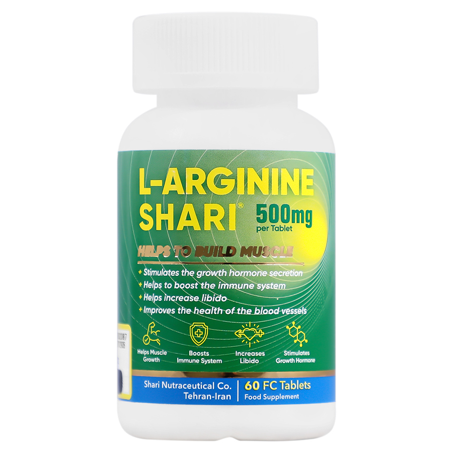 ال آرژنین 500 میلی گرم شاری