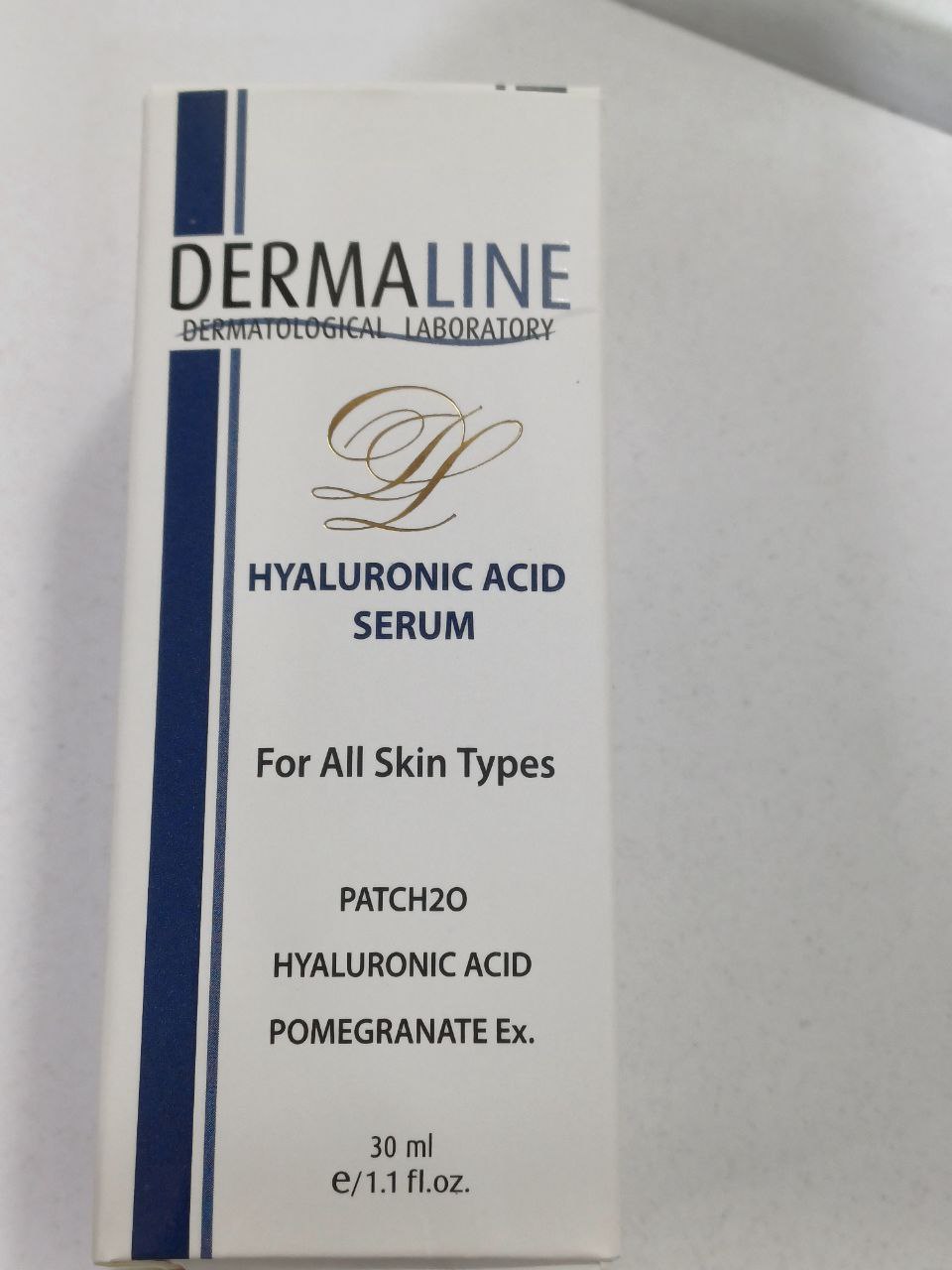 درمالاین سرم پوست حاوی هیالورونیک اسید 30ml