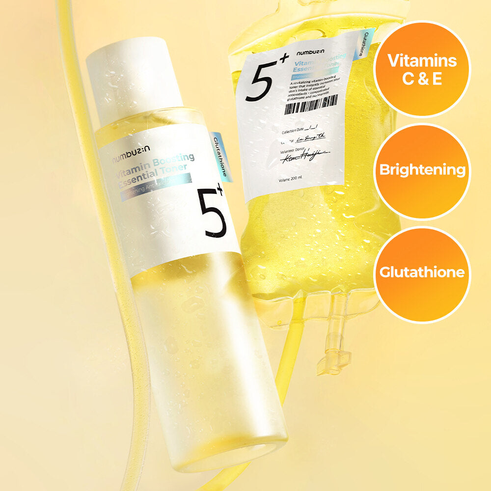 تونر ضدلک نامبوزین تونر شماره 5 نامبوزین Numbuzin No. 5+ Vitamin Boosting Essential Toner 200ml