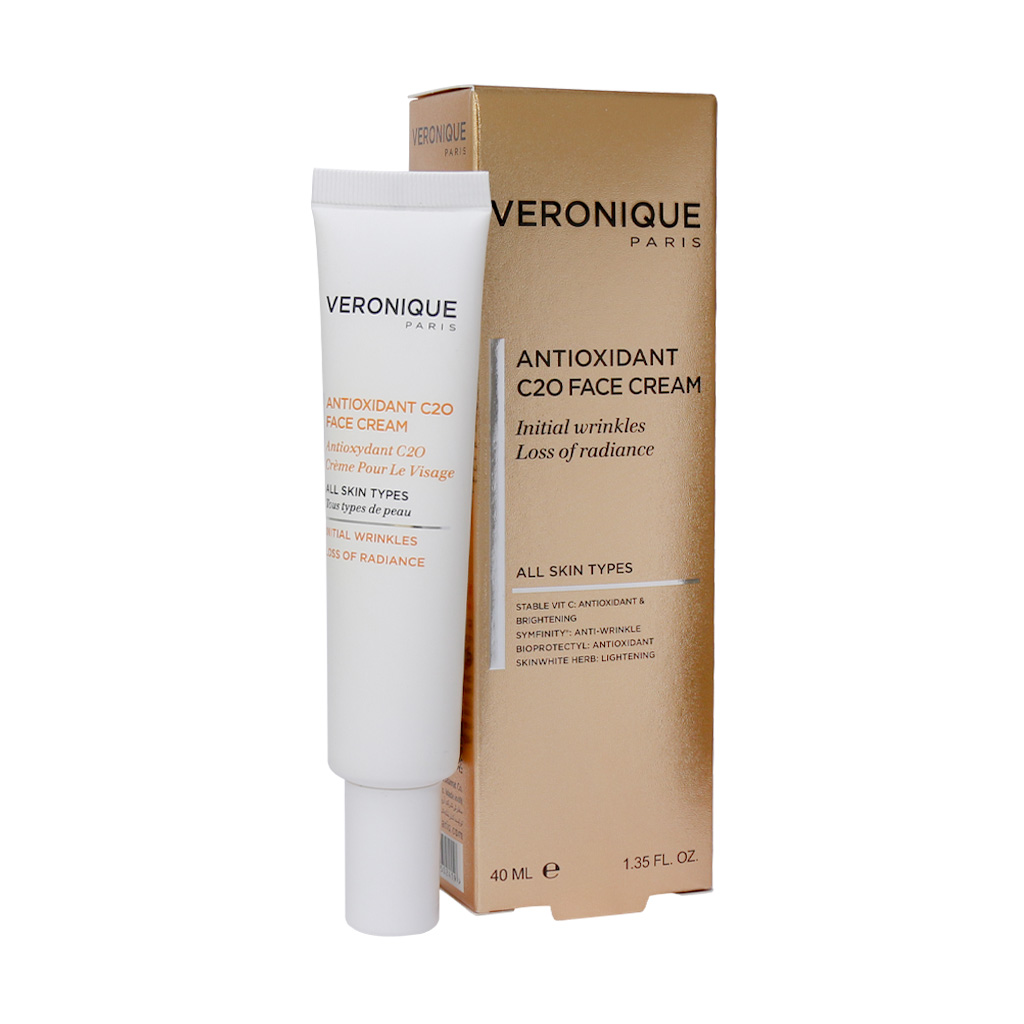 ورونیک پاریس کرم آنتی اکسیدان صورت ویتامین ث مناسب انواع پوست 40ML