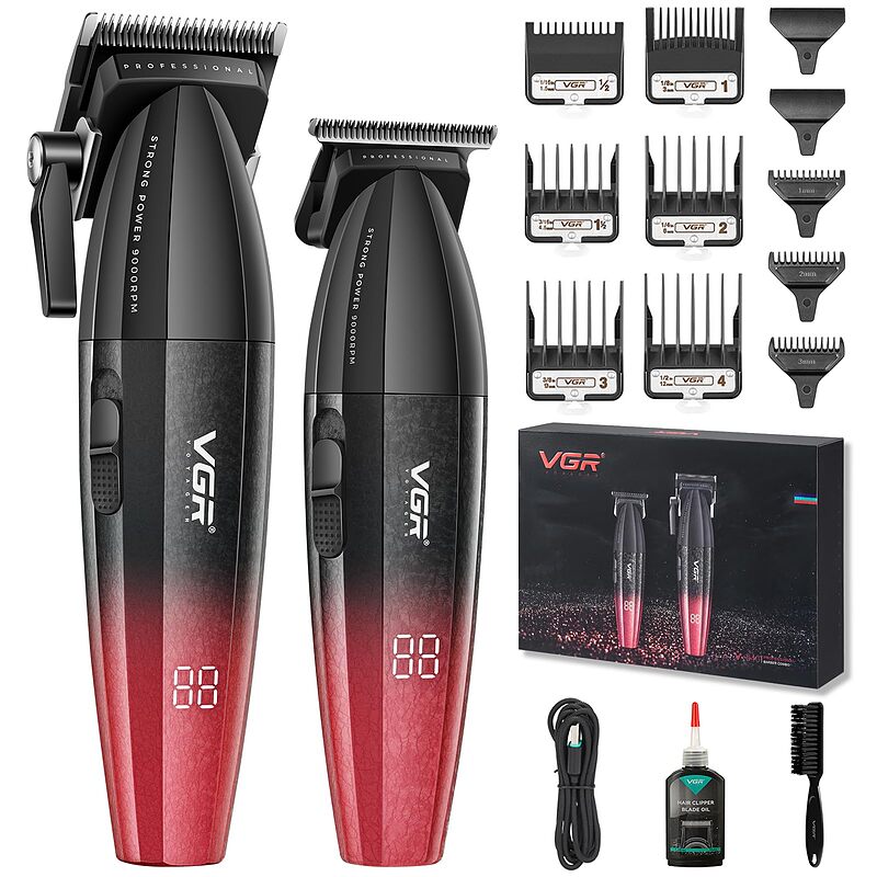 ست ماشین اصلاح حجم زن و خط زن وی جی آر VGR V 640