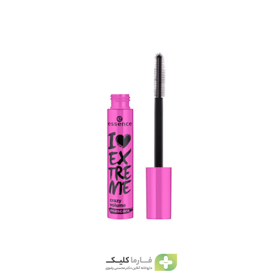 ریمل اسنس صورتی حجم دهنده مدل I Love Extreme Crazy Volume