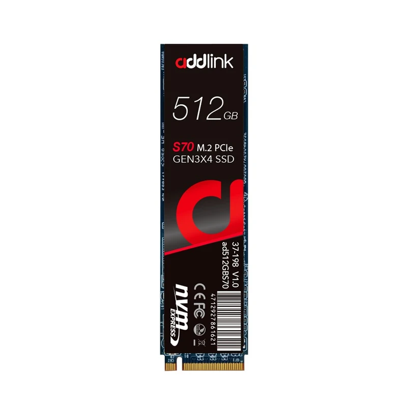 اس اس دی ادلینک Addlink S70 Lite 512GB NVMe M.2 - فروشگاه اینترنتی سرزمین فناوری پارس