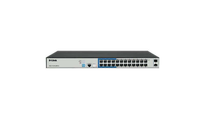 سوئیچ 26 پورت PoE دی لینک مدل DGS-F1210-26PS-E - آی تی مارکت