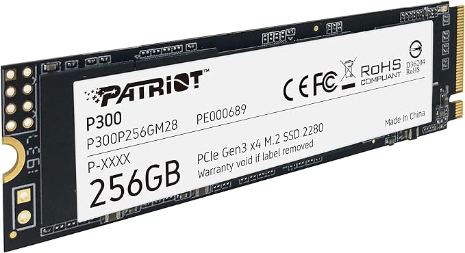 پتریوت اس اس دی اینترنال پتریوت P300 ظرفیت 256 گیگابایت NVME