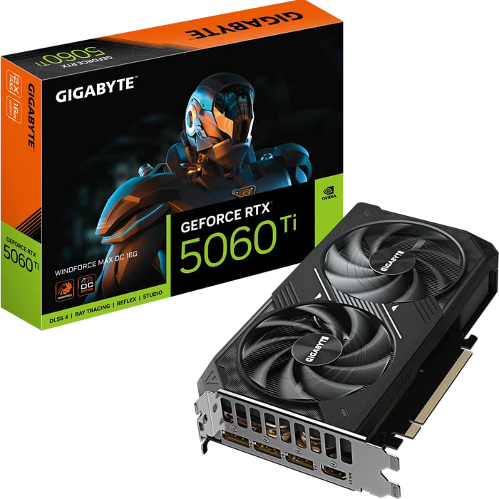 کارت گرافیک گیگابایت مدل RTX 5060 Ti OC Windforce Max 16GB - فروشگاه اینترنتی سرزمین فناوری پارس