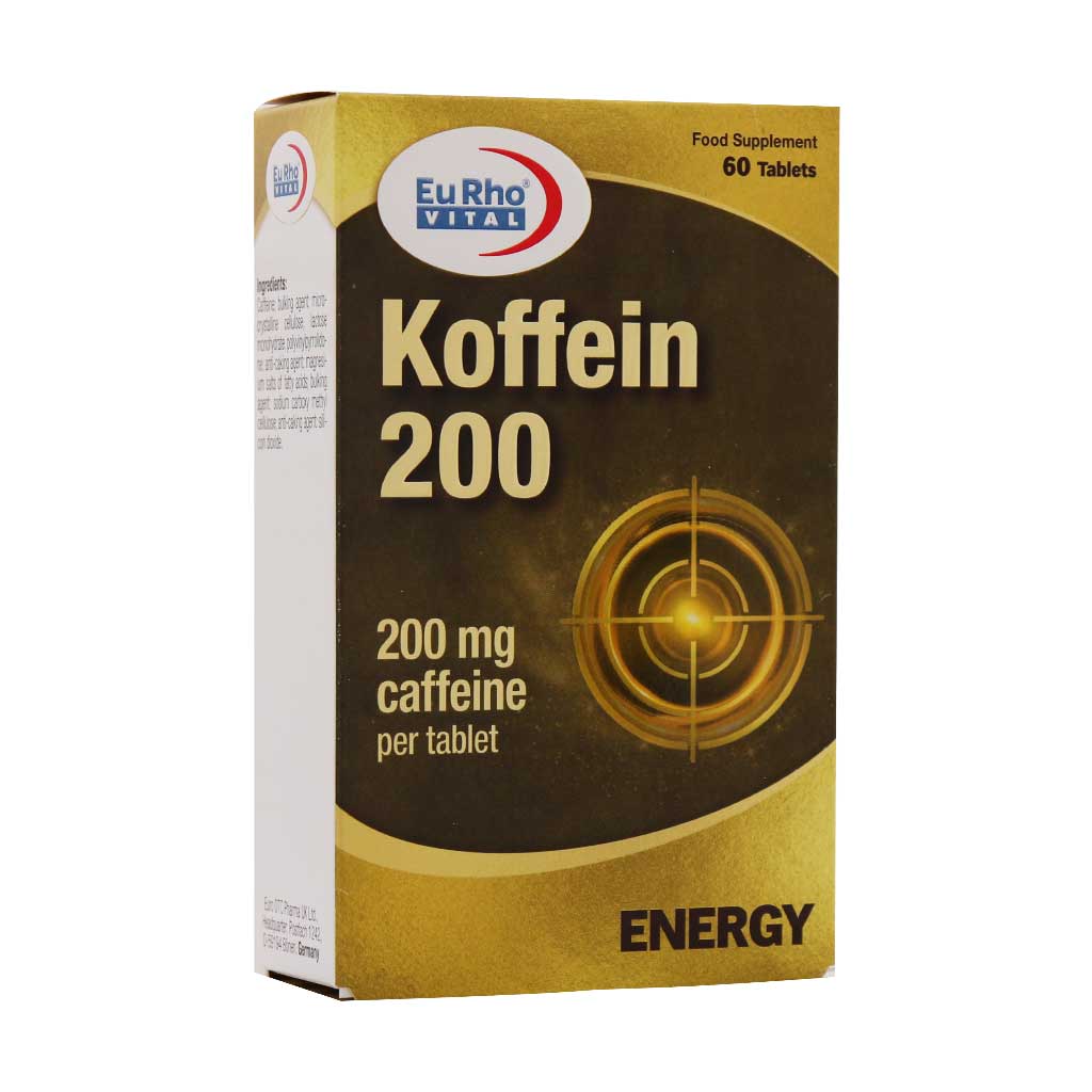 کافئین 200 یوروویتال (60 عددی)