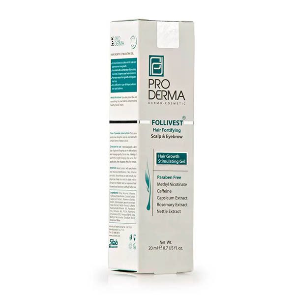 پرودرما فولی وست ژل تقویت کننده موی سر 20ML