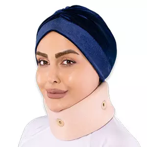 گردن بند طبی نرم کد 1010 تن یار مشکی