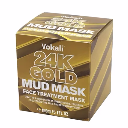 ماسک صورت Vokali مدل طلای 24 عیار حجم 100 میلی لیتر