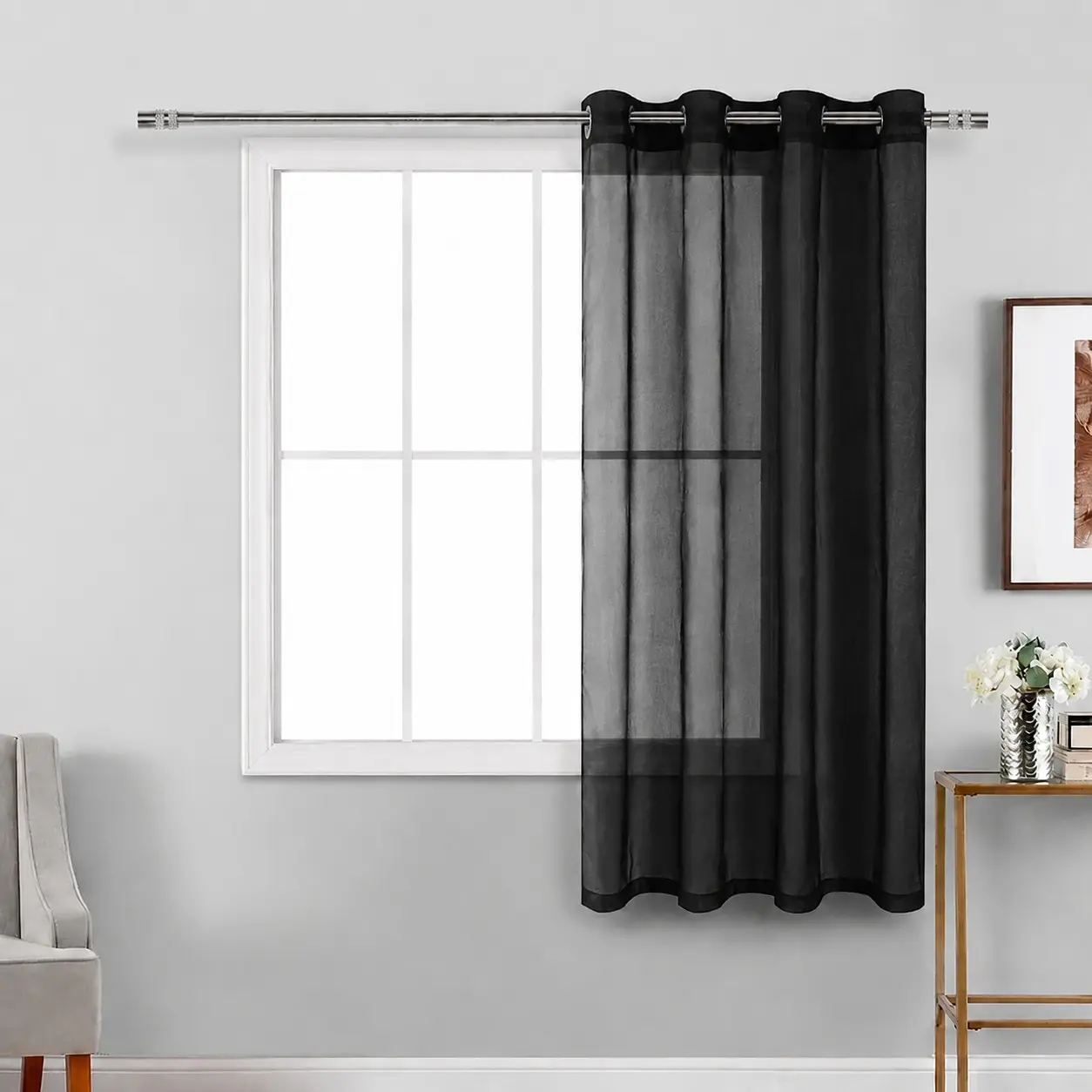 پرده حریر ساده سیت پیروSitpiro کد 111-2 سایز 230x140