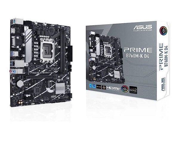 مادربرد ایسوس مدل ASUS PRIME B760M-K D4 - فروشگاه اینترنتی سرزمین فناوری پارس
