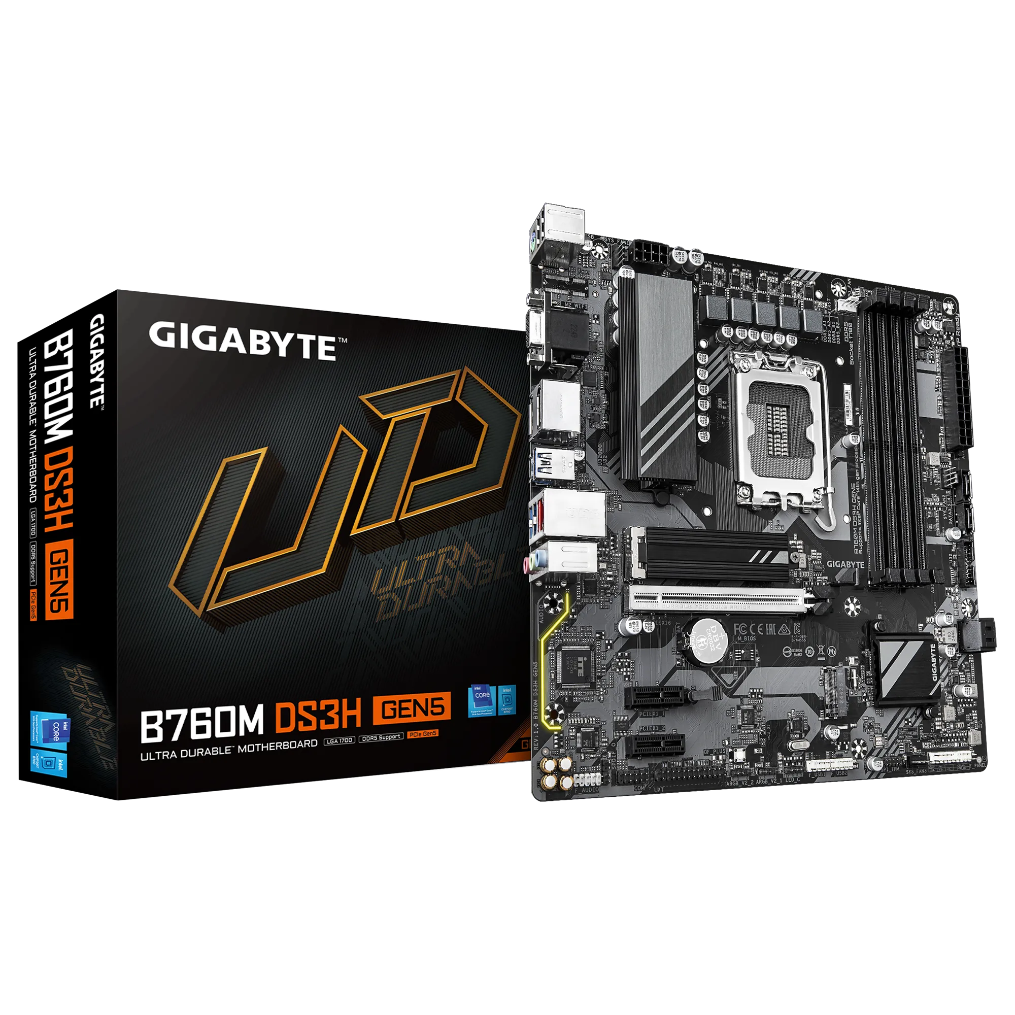 گیگابایت motherboard b760m ds3h gen5 ddr5 - فروشگاه اینترنتی سرزمین فناوری پارس