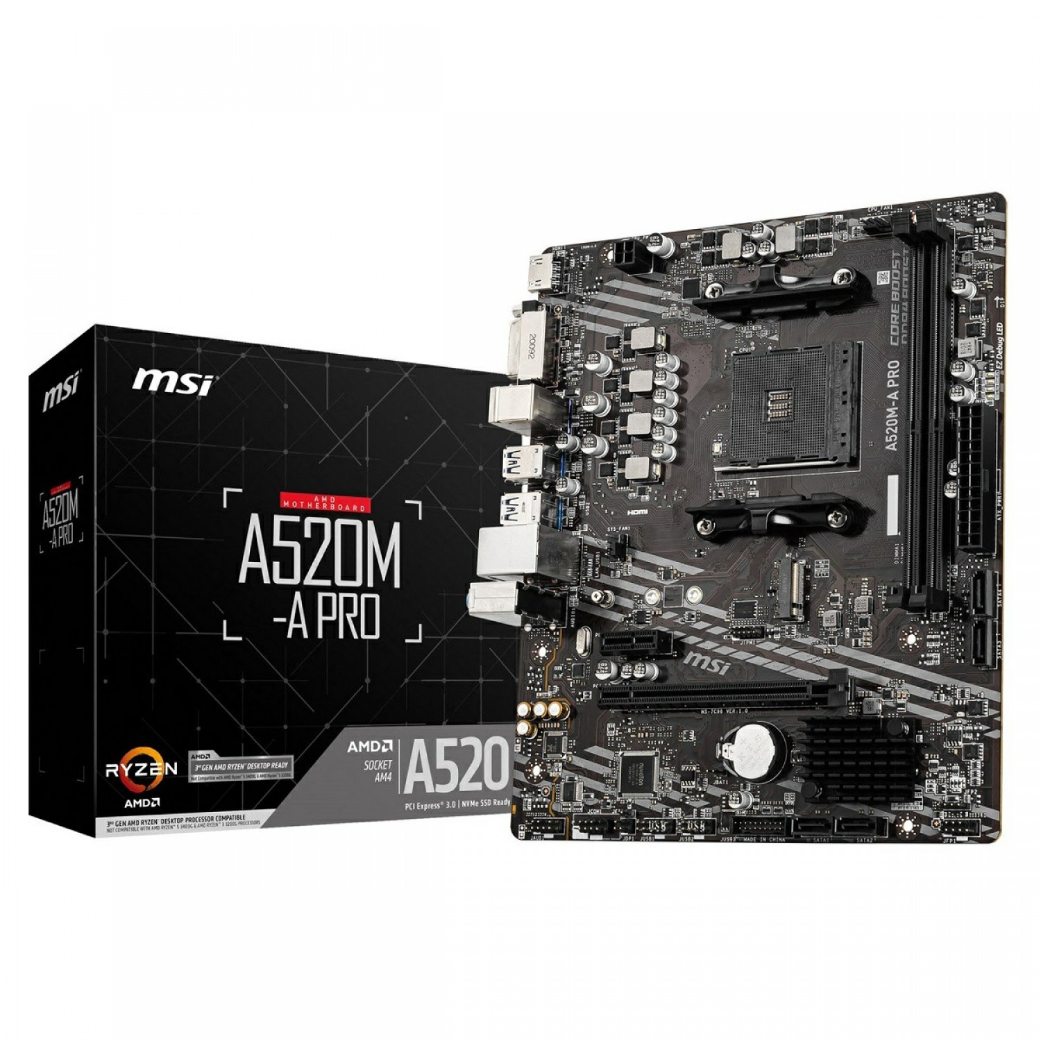 مادربرد ام اس آی A520M-A PRO - فروشگاه اینترنتی