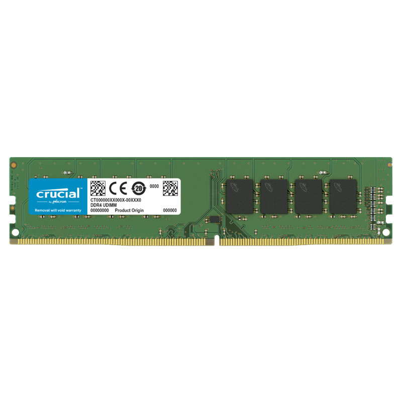 رم کامپیوتر کروشیال تک کاناله Crucial RAM ۳۲۰۰MHz CL۲۲ DDR۴ 16GB CT۸