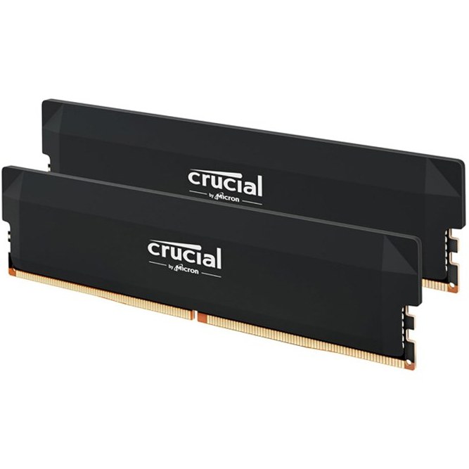 رم کامپیوتر کروشیال تک کاناله مدل CRUCIAL 32GB DDR5 6000MH UDIMM