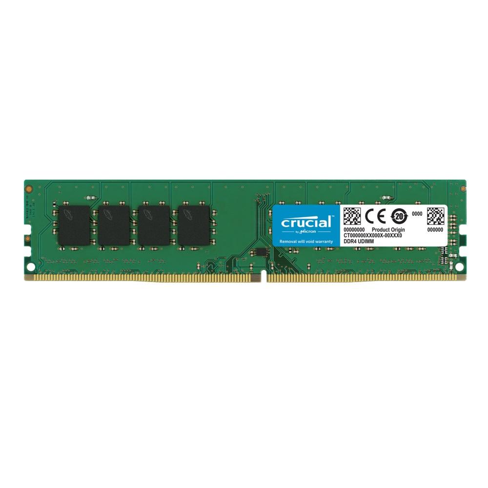 رم کامپیوتر کروشیال تک کاناله مدل CRUCIAL 8GB DDR4 3200MH UDIMM