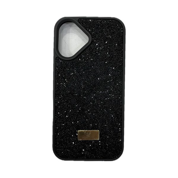 کاور مدل سوارسکی مشکی مناسب iphone 16