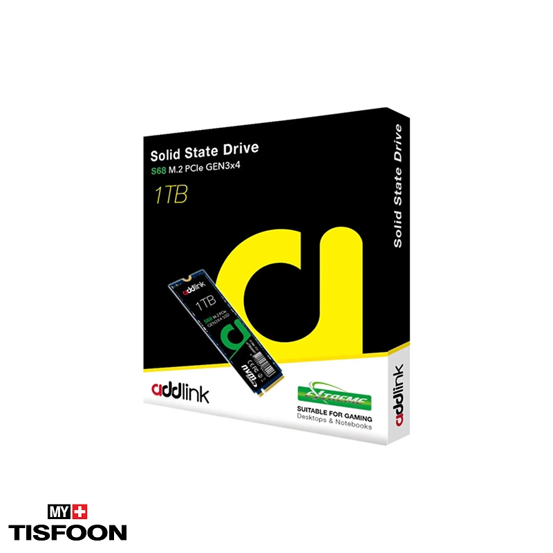SSD اینترنال Addlink S68 1TB | M.2 NVMe PCIe Gen3 x4