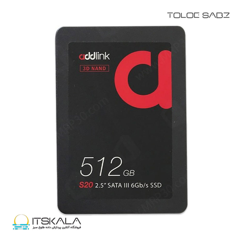 حافظه SSD ادلینگ مدل Addlink S20 512GB | ITSKALA