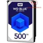 هارددیسک داخلی وسترن دیجیتال Blue مدل WD5000AAKX ظرفیت ۵۰۰ گیگابایت SATA III (استوک) - استوک