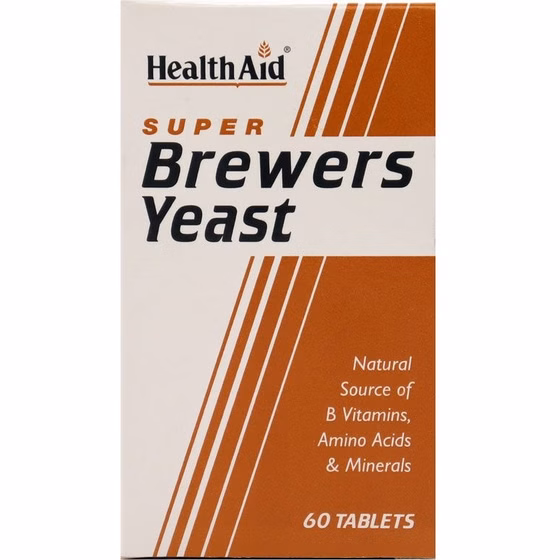 قرص Brewers yeast مخمر آبجو Health Aid هلث اید ۶۰ عددی