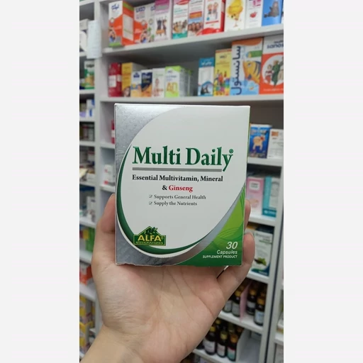 کپسول مولتی دیلی آلفا ویتامینز بسته 30 عددی