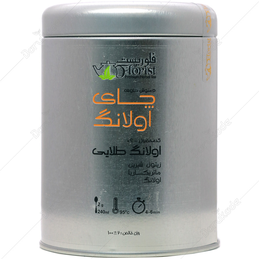 دمنوش اولانگ طلایی کد 09 قوطی فلزی