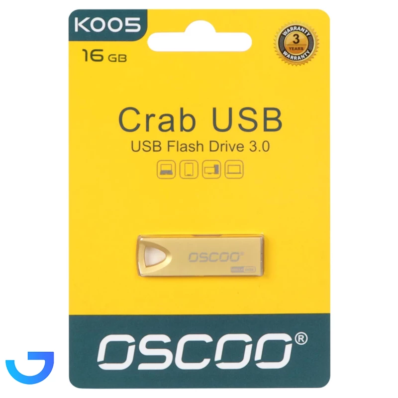 فلش مموری اسکو مدل OSCOO K005 Crab USB3.0 Flash Memory - 16GB
