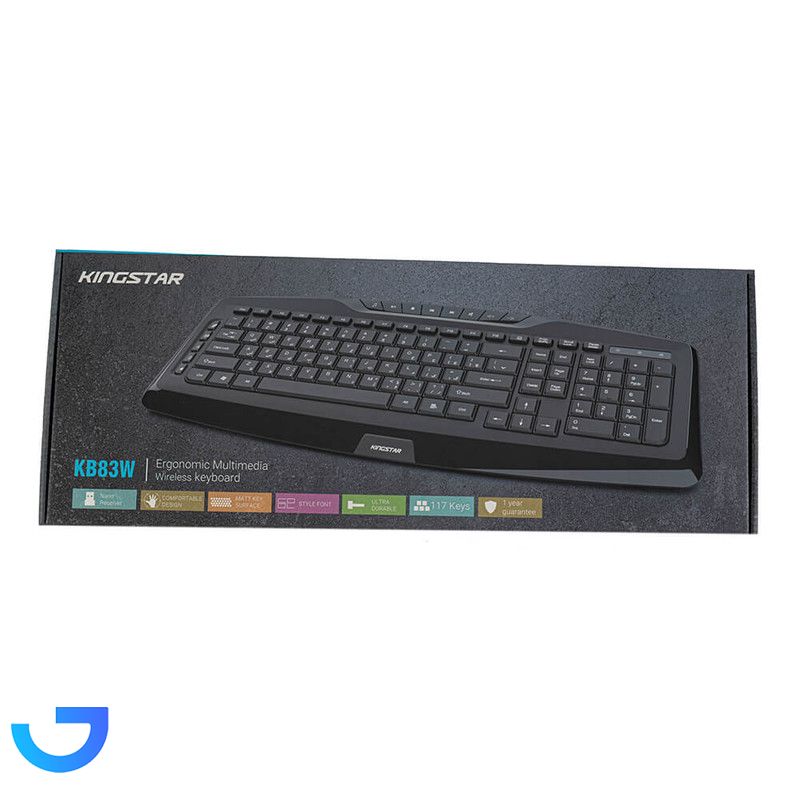 کیبورد بی سیم کینگ استار مدل KB83W