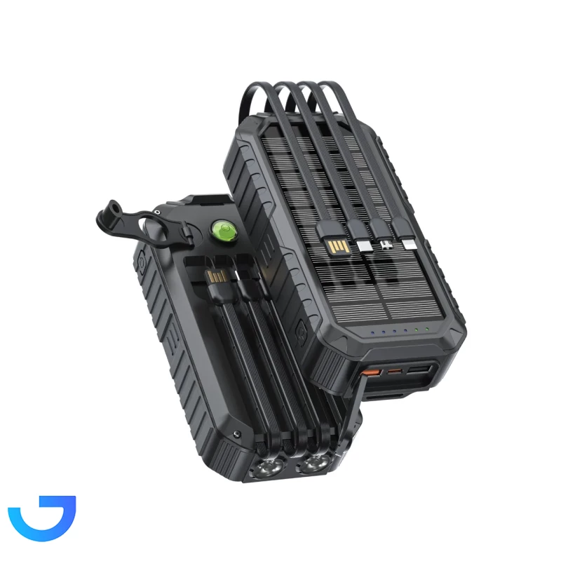 پاوربانک گرین لاین مدل SOLAR MATE GNSOLM20PBK 20W (PD و فست شارژ)