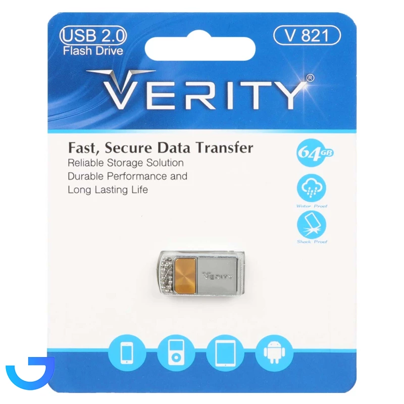 فلش مموری وریتی مدل Verity V821 USB2.0 Flash Memory - 64GB