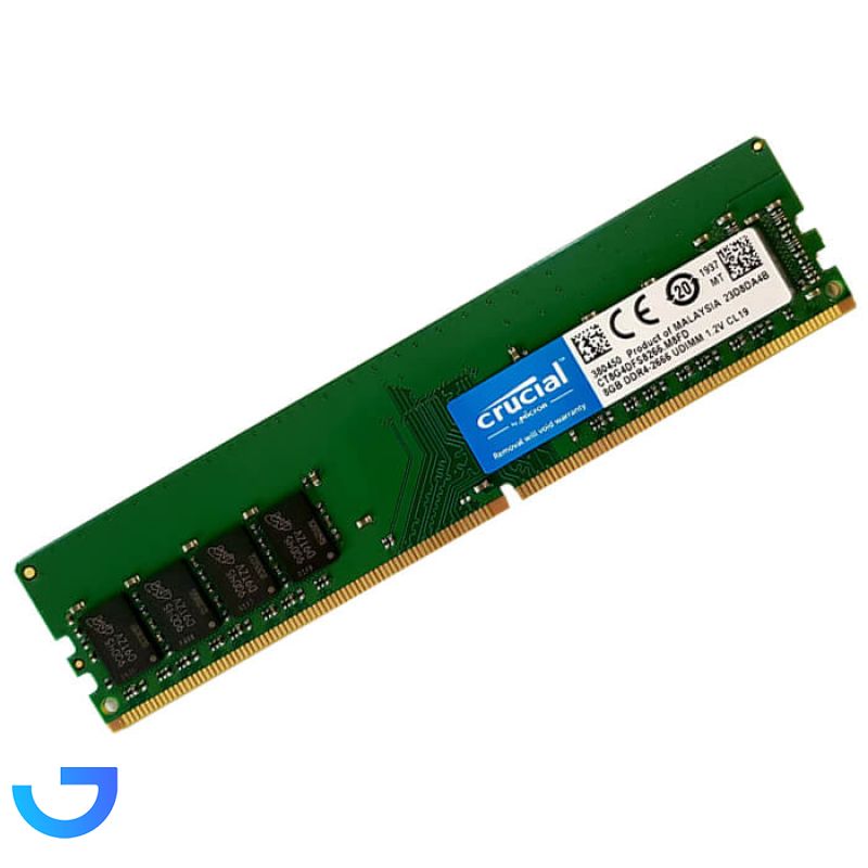 رم کامپیوتر کروشیال 4GB DDR4-2666MHz UDIMM تک کاناله CL19