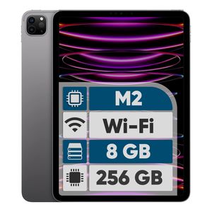 تبلت ۱۱ اینچ اپل مدل iPad Pro 2022 M2 Wi-Fi ظرفیت 256 گیگابایت و رم 8 گیگابایت