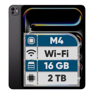 تبلت 13 اینچی اپل مدل iPad Pro 2024 M4 Wi-Fi Nano-Texture ظرفیت 2 ترابایت و رم 16 گیگابایت