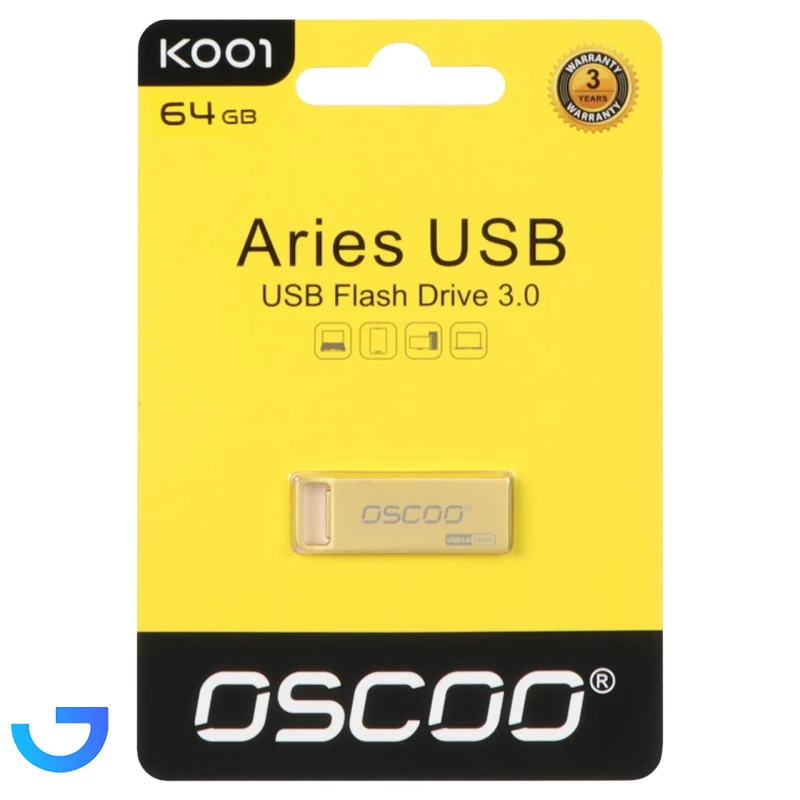 فلش مموری اسکو مدل OSCOO K001 Aries USB3.0 Flash Memory - 64GB