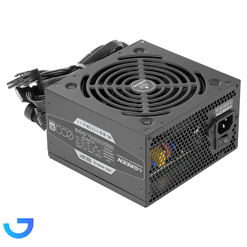 منبع تغذیه کامپیوتر گرین مدل GP550A-ECO Rev3.1