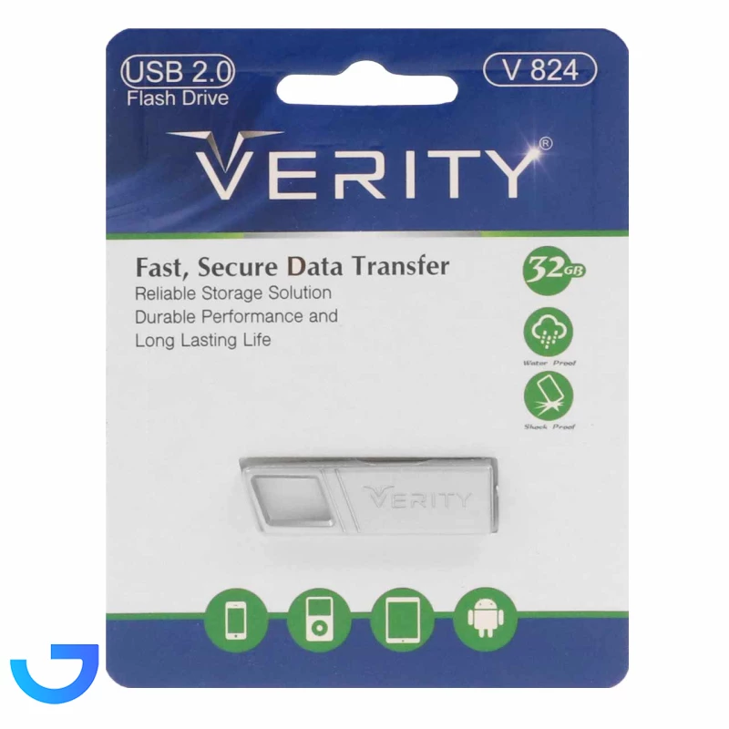 فلش مموری وریتی مدل Verity V824 USB2.0 Flash Memory - 32GB