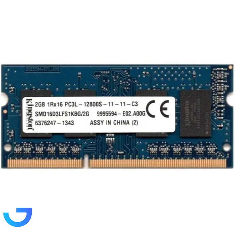 رم لپ تاپ کینگستون مدل PC3L DDR2 با ظرفیت 2 گیگابایت