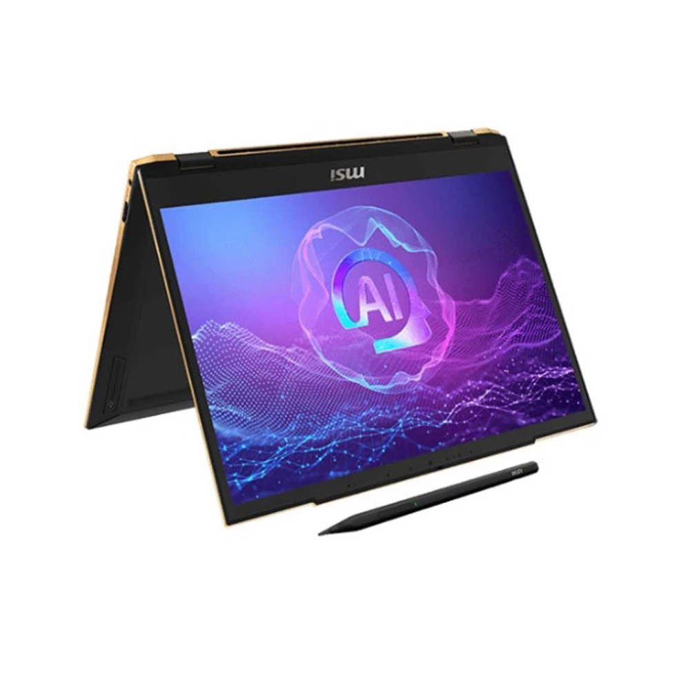 لپ تاپ 13.3 اینچی ام اس آی مدل MSI Summit 13 AI Evo A2HMTG Ultra 7 255H 32GB LPDDR5 1TB SSD IPS Touch به همراه قلم با گارانتی 18 ماهه شرکتی