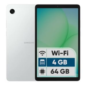 تبلت 8.7 اینچ سامسونگ مدل Galaxy Tab A11 4G، ظرفیت 64 گیگابایت و رم 4 گیگابایت، قابلیت پشتیبانی از سیم کارت، رزولوشن دوربین 8 مگاپیکسل، به همراه شارژر دیواری 25 وات سامسونگ مدل EP-