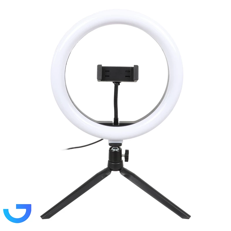 رینگ لایت 10 اینچ Hero مدل YQ-260A به همراه سه پایه رومیزی