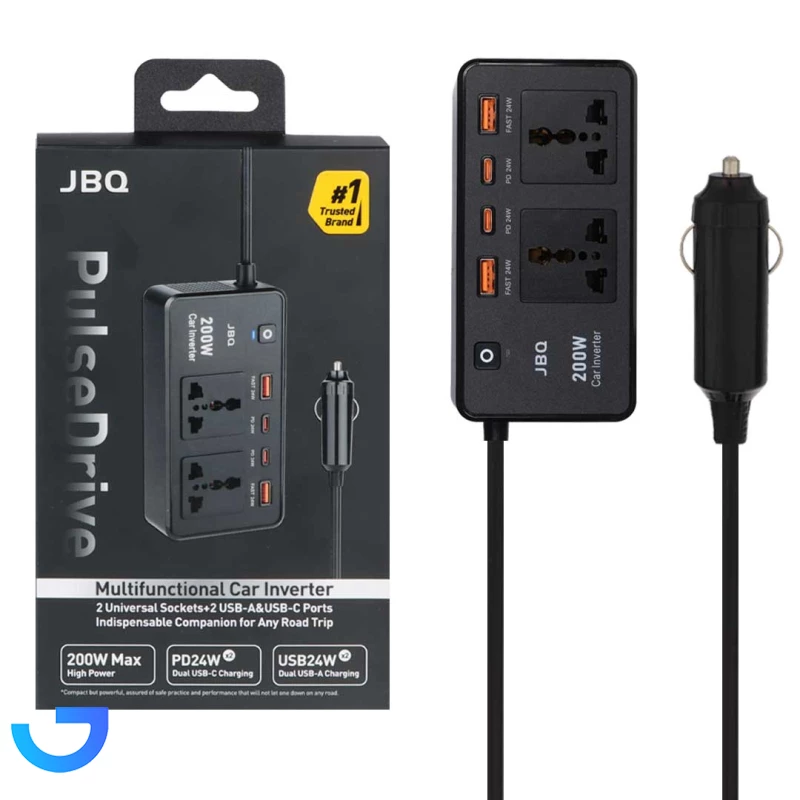 اینورتر خودرو JBQ مدل Pulse Drive M670852 200W