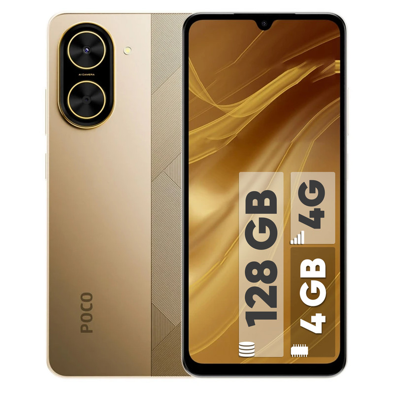 گوشی موبایل شیائومی poco c71 حافظه 128 گیگابایت رم 4 گیگابایت